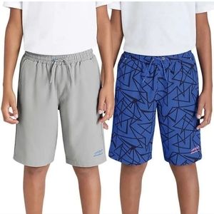 Boy's Eddie Bauer 2 Pack Blue Gray Active Hybrid Shorts XLarge 18   20